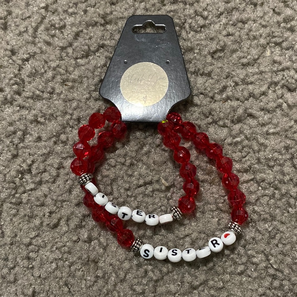 Matching sister bracelets